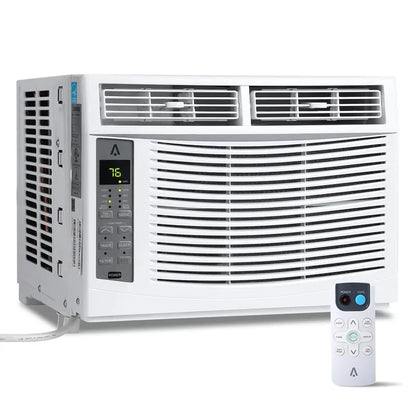 6000 BTU Window Air Conditioner  115V, Reusable Filter, Energy-Efficient Cooling for Up to 250 sq. ft.