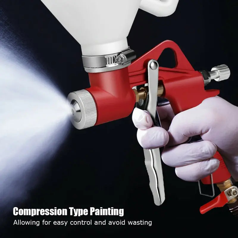 1.45-Gallon Drywall Texture Sprayer  Air-Powered Gun with Three Interchangeable Nozzles (4.0mm/6.0mm)