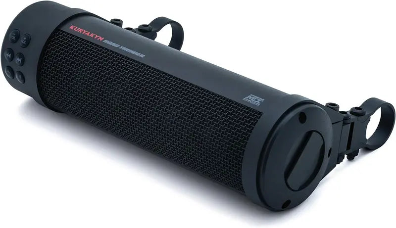 Road Thunder Waterproof Bluetooth Sound Bar  300W Motorcycle Handlebar Speaker in Satin Black