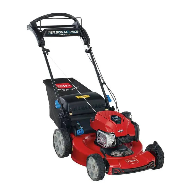 Toro SmartStow 22-Inch Gas Mower  Compact Self-Propelled Unit with 150cc Briggs & Stratton Engine