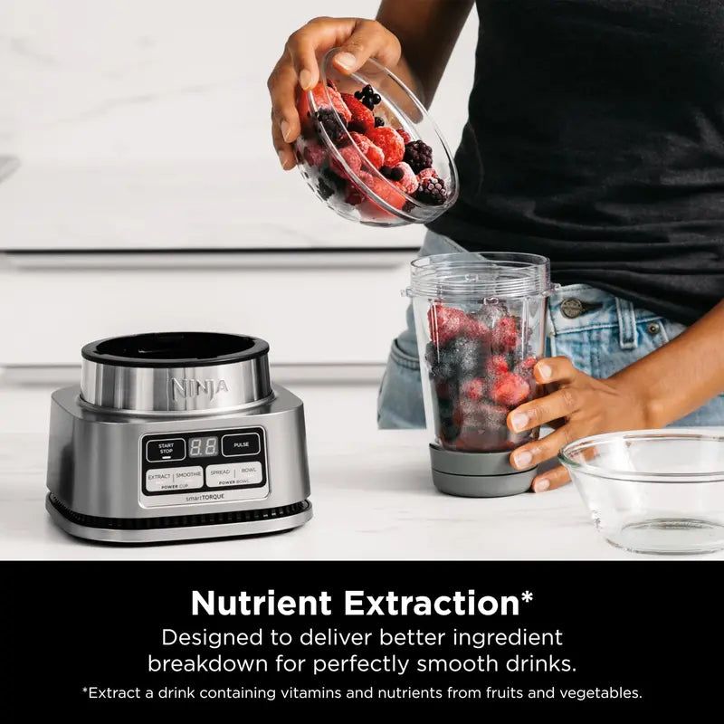 Ninja SS101 SmartTORQUE Stainless Steel Multi-Function Kitchen System  Intelligent Power Blending & Processing