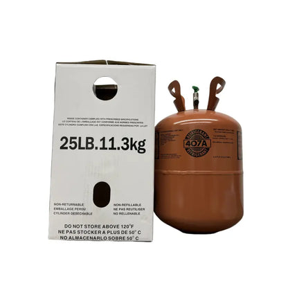 25 lb R407A Refrigerant  Zeotropic Blend for Low-Temperature Refrigeration Applications