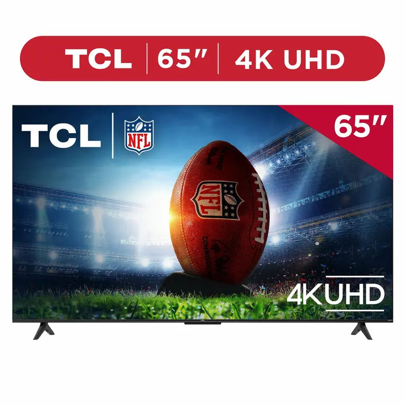 TCL 65″ 4-Series 4K HDR Smart Roku TV  Stunning Picture, Endless Entertainment