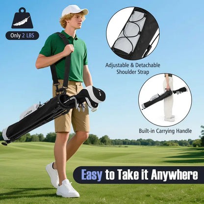 Lightweight Stand Golf Bag Designed for Pitch-and-Putt Play