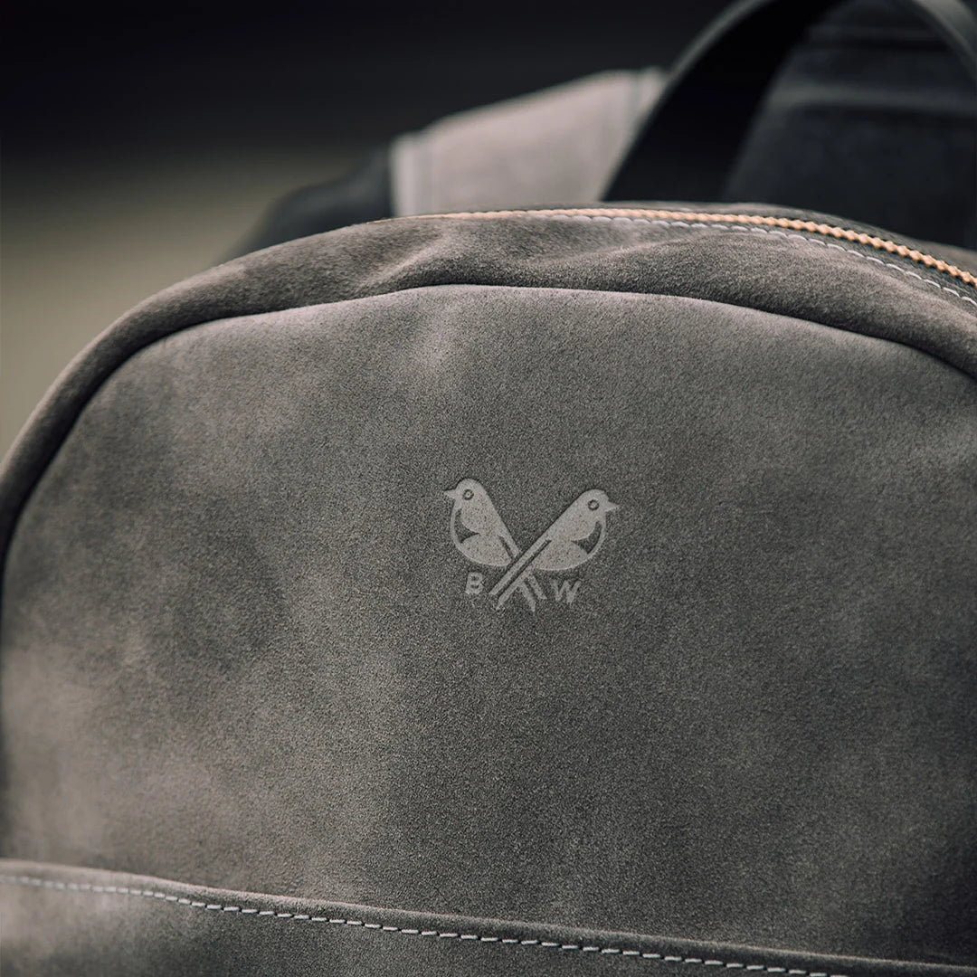 Suede Backpack - Storm Grey