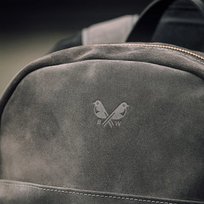 Suede Backpack - Storm Grey