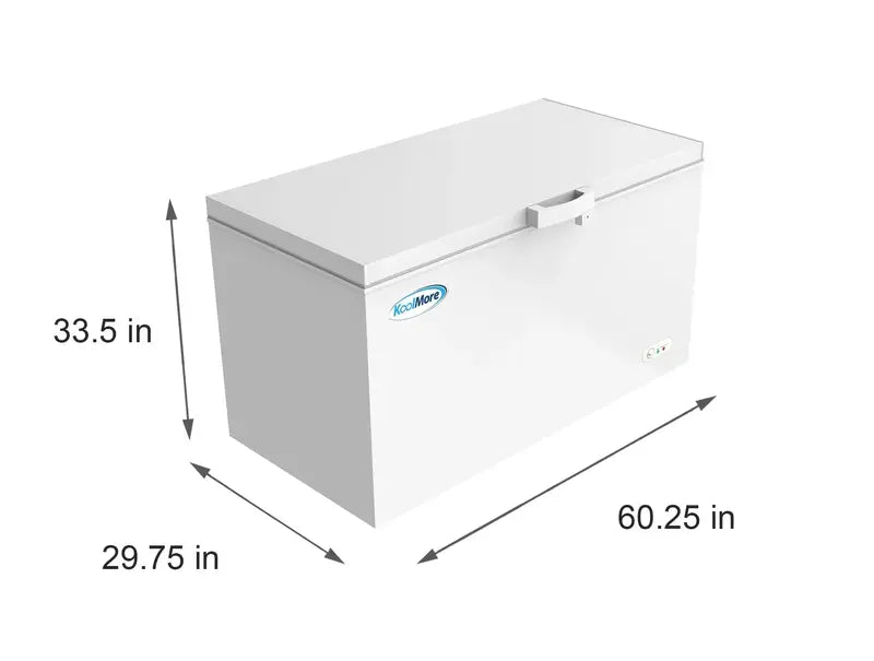 60-Inch Commercial Chest Freezer  16 Cu. Ft. Capacity, NSF-Certified Unit