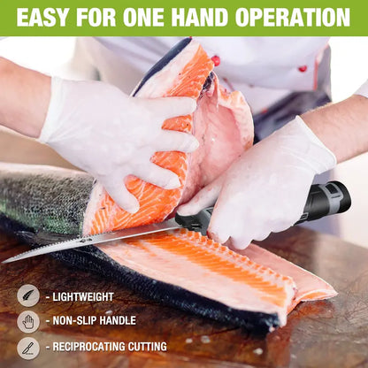 WORKPRO 12V Cordless Fillet Knife for Precision Fish Cleaning