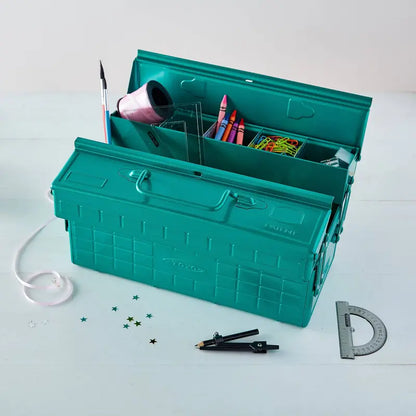 Toyo ST-350 Heavy-Duty Tool Box  Green