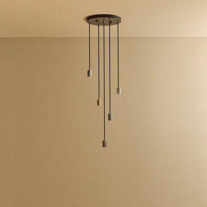 Five Pendant in Graphite