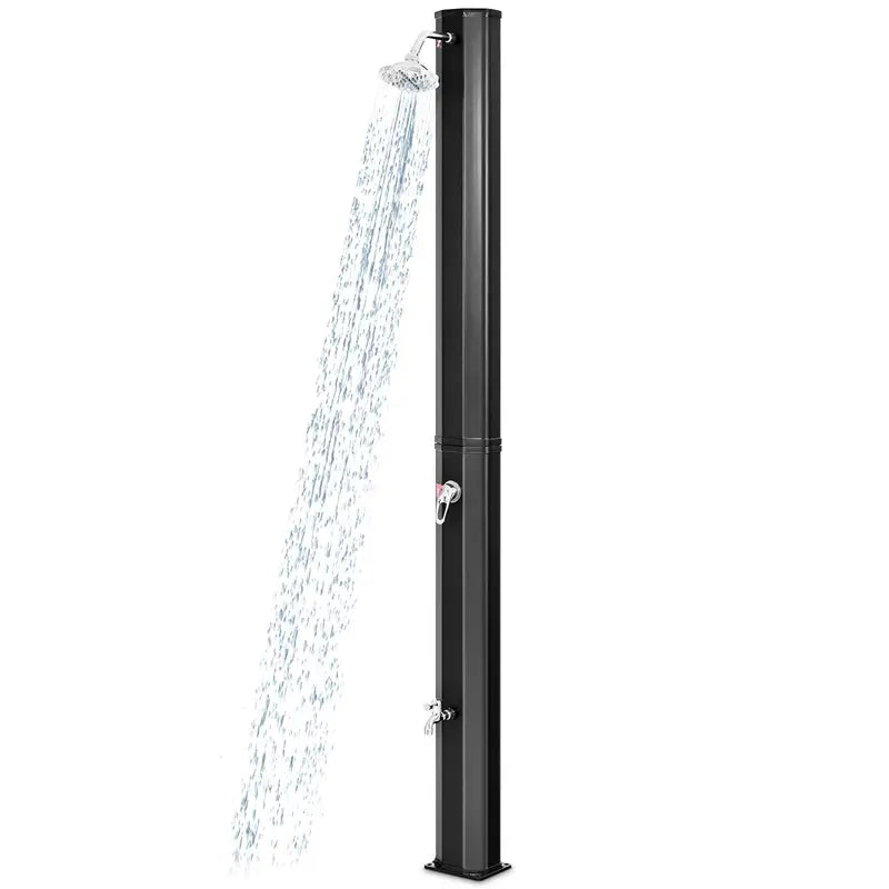 9.3-Gallon Solar Garden Shower  Eco-Friendly Outdoor Rinse Station