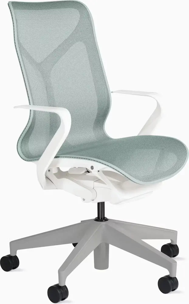 Cosm Mid-Back Ergonomic Office Chair  Adaptive Support & Breathable Fabric