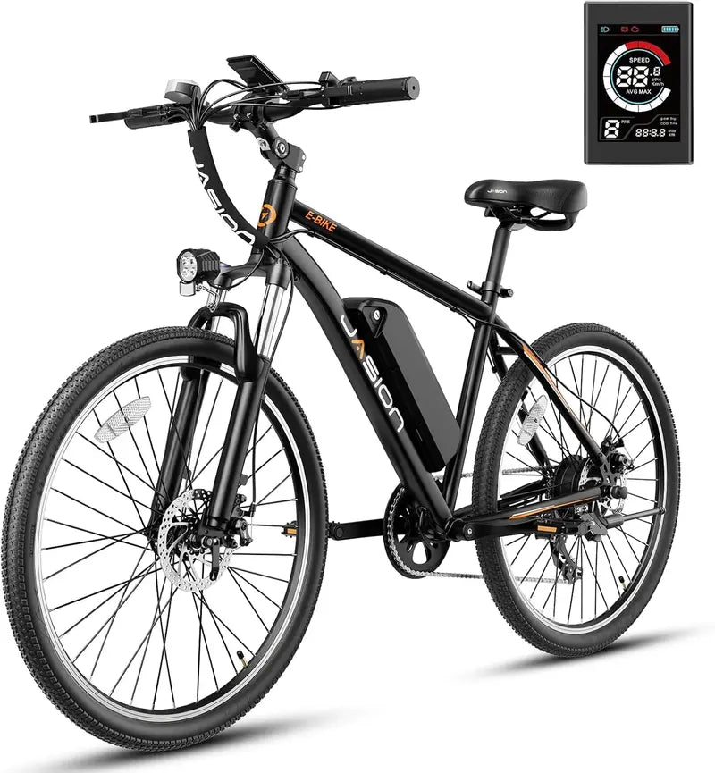 500W Folding Electric Bike for Adults  20 mph, 40-Mile Range, Compact Ebike with Smart Hill Assist