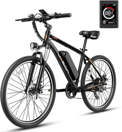 500W Folding Electric Bike for Adults  20 mph, 40-Mile Range, Compact Ebike with Smart Hill Assist