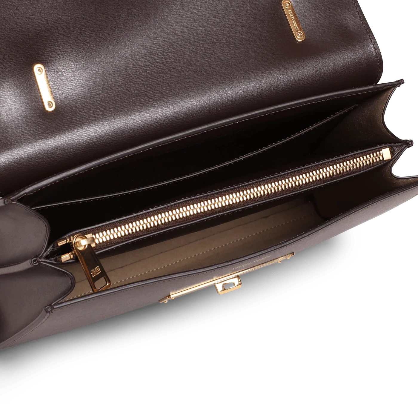 Capucine - Cuir Box Chocolat