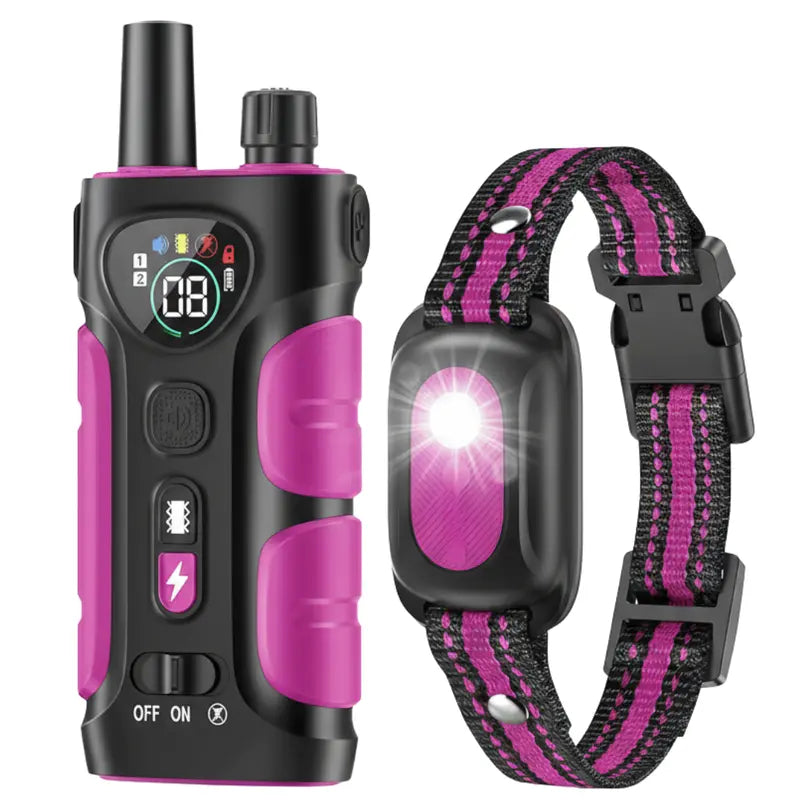 Extended-Range (4200 ft) Remote Training Collar with Built-In LED Light