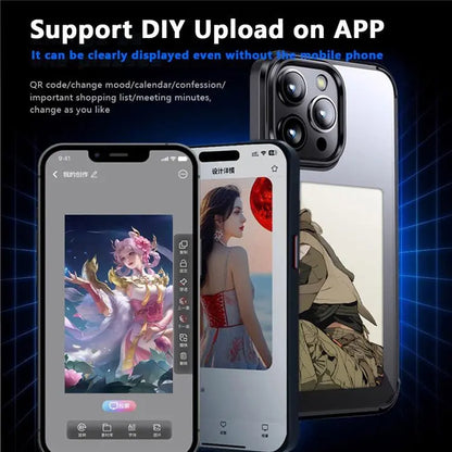 DIY E-Ink Display iPhone Case  Customizable Screen & MagSafe Support