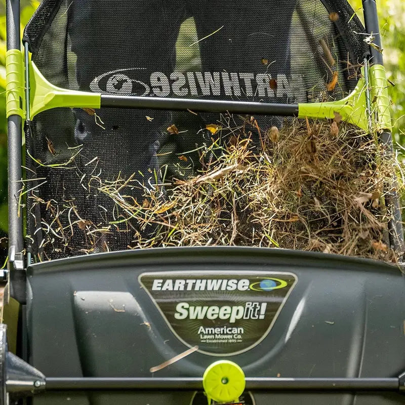 21-Inch Earthwise Leaf & Grass Lawn Sweeper Push Tool