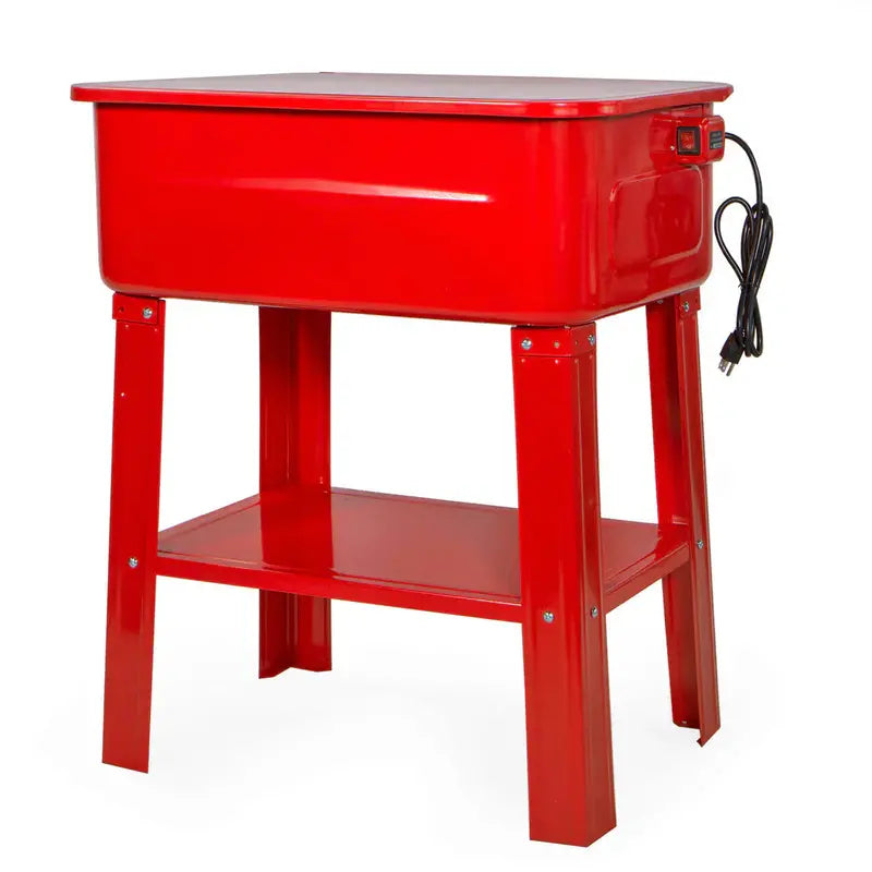 20-Gallon Industrial Parts Washer with Solvent Pump System