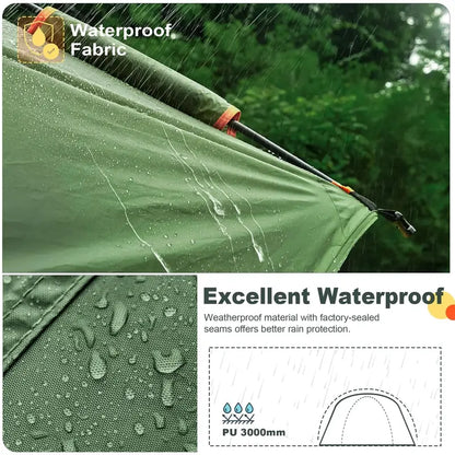GoHimal SUV Rooftop Tent  Waterproof 8’×8′ Camping Tent with 7.2′ Headroom