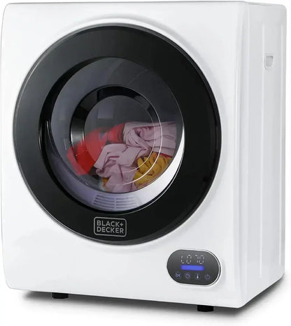 1.5 Cu. Ft. Compact Vented Electric Dryer  850W, 120V, Stainless Steel Drum