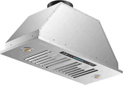 IKTCH 30″ Stainless Steel Plug-In Range Hood Offering 900 CFM Power and Built-in Lighting