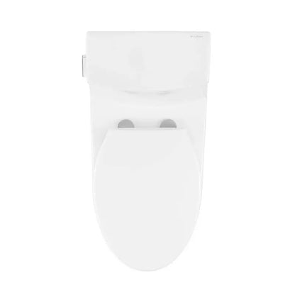 Swiss Madison Virage 1-Piece 1.28 GPF Single Flush Elongated Toilet in Glossy White, Seat Included SM-1T123