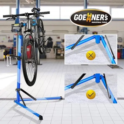 Portable Heavy Duty Bike Repair Stand (110 lbs)  Aluminum, Fits Electric, Mountain, Road Bikes