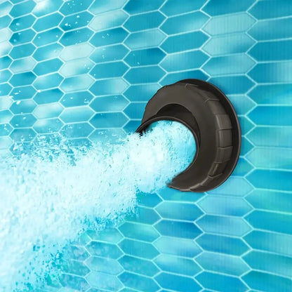 Oasis Designer Oval Above-Ground Pool  167″ x 98″ x 39.5″ Premium Frame Pool Set with Accessories in Dark Herringbone Gray