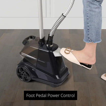 SALAV Commercial Full-Size Garment Steamer with Foot Pedals and Extra Large 3L Water Tank