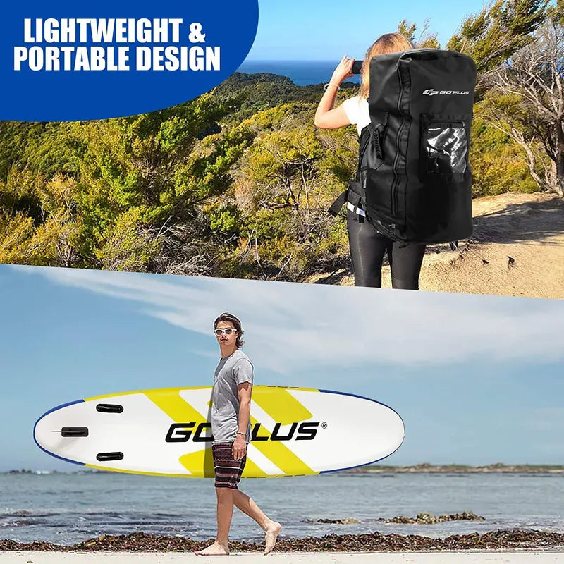 10-Foot or 11-Foot Inflatable Stand-Up Paddle Board (SUP)