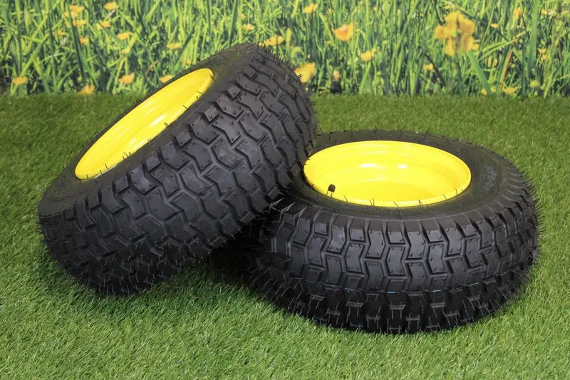 Antego Tire and Wheel (Set of 2) 16×6.50-8 Tires and Wheels 4 Ply for Lawn and Garden Mower Turf Tires .75