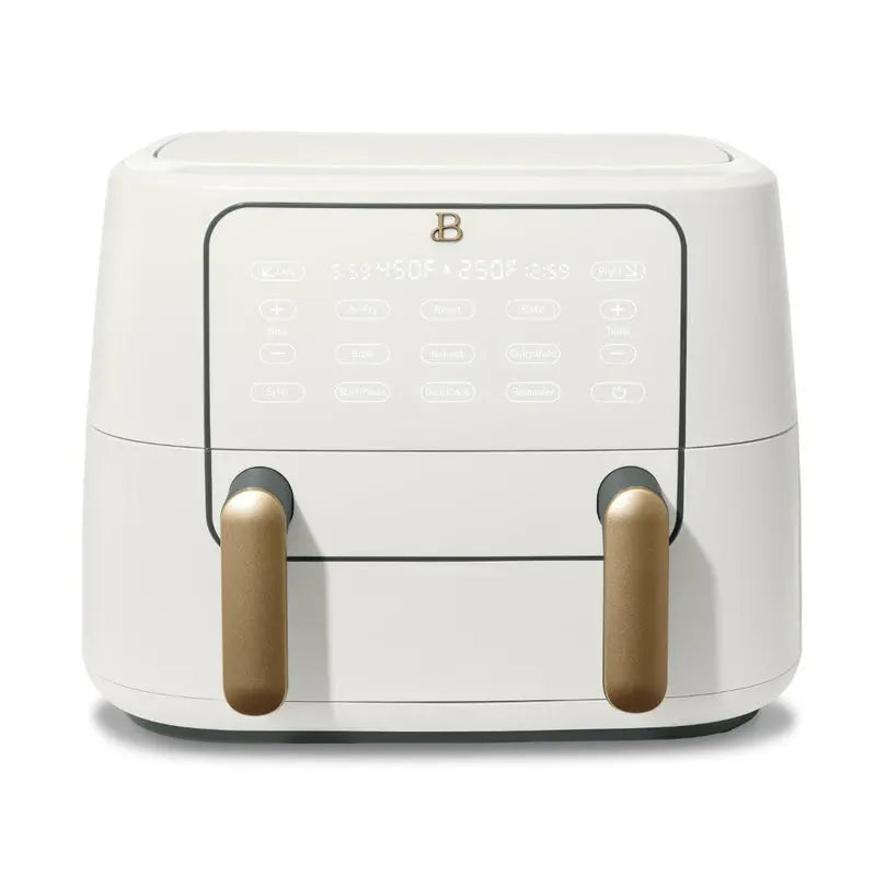 Drew Barrymore x Beautiful TriZone Air Fryer  9-Quart, White Icing Finish