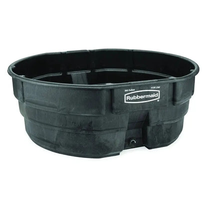 Rubbermaid 300-Gallon Heavy-Duty Stock Tank for Livestock & Water Storage