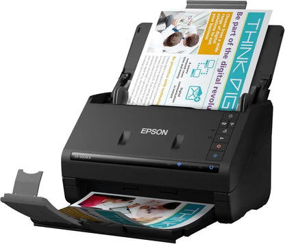 Wireless Color Duplex Document Scanner  ADF-Equipped Desktop Scanner for PC/Mac, Mobile Scanning Support