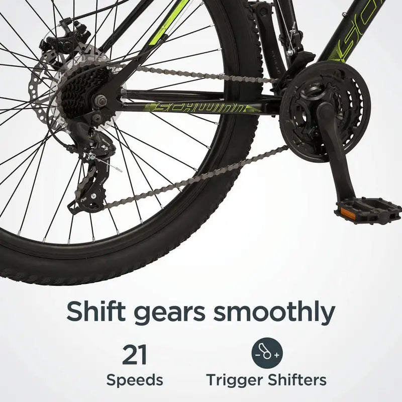 Schwinn Sidewinder Men’s 26-Inch 21-Speed Mountain Bike in Black