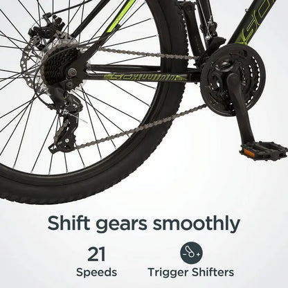 Schwinn Sidewinder Men’s 26-Inch 21-Speed Mountain Bike in Black