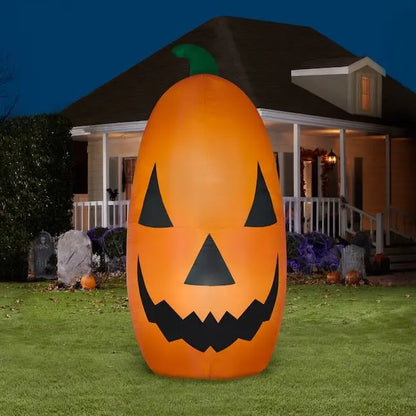 Brand 12′ Extra Bright Inflatable Jack-O-Lantern, Self-Inflating, Weather-Resistant, Halloween Decor