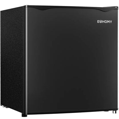 EUHOMY 1.7 Cu.Ft Compact Mini Fridge  Built-in Freezer and Adjustable Temperature Control