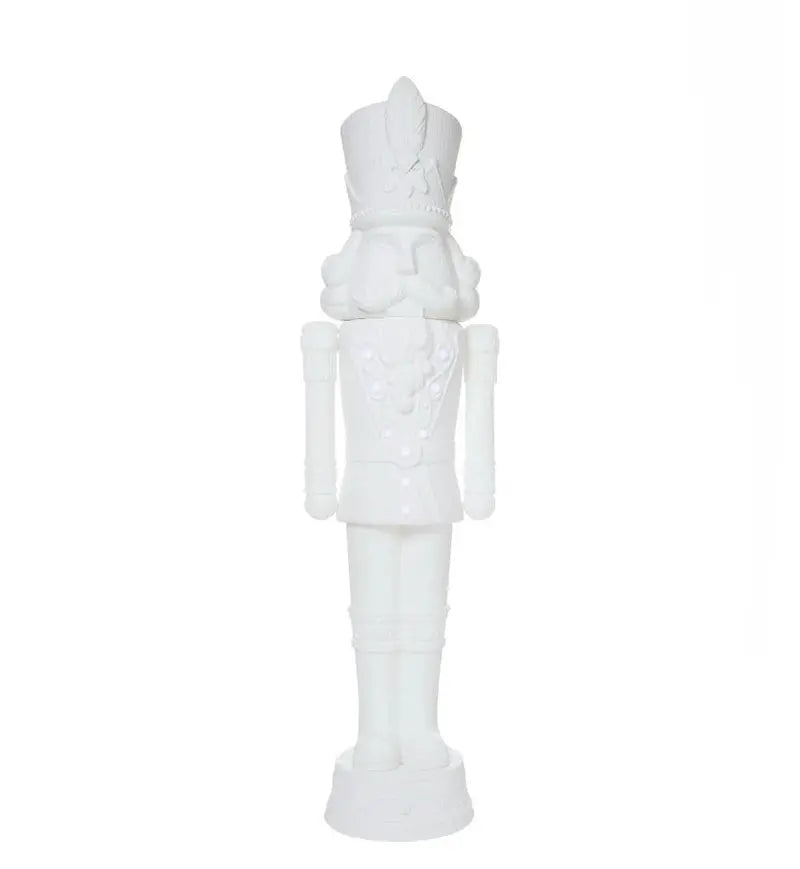 2025 Holiday Time 75″ Lighted & Musical Nutcracker Statue  Festive 6-Foot Christmas Decoration