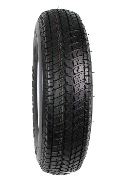 2-Pack ST205/75D15 Trailer Tires on White-Spoke Rims  LRC Rated, 5-Hole Mounting, 205/75-15 Size