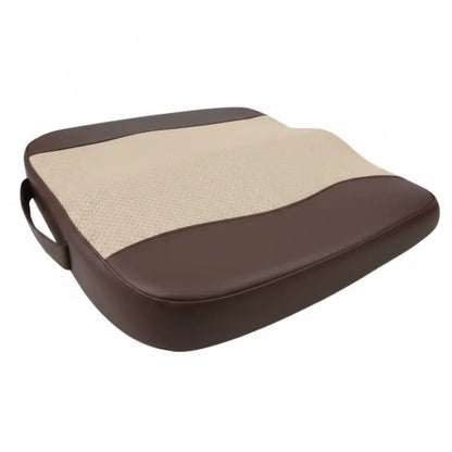 Contoured Memory Foam Car Seat Cushion  Non-Slip Base, 18 x 17 Inches