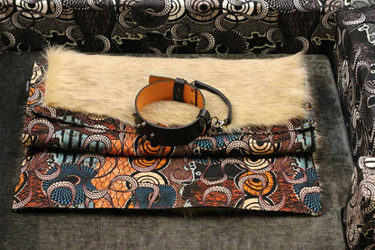 Couverture pour chat « Metis » Africa - Tissu Jean-Paul Gaultier