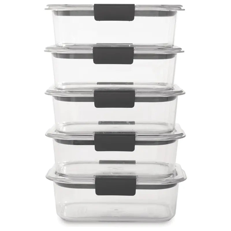 Airtight Meal Prep Containers with Secure Lids for Fresh Food Storage