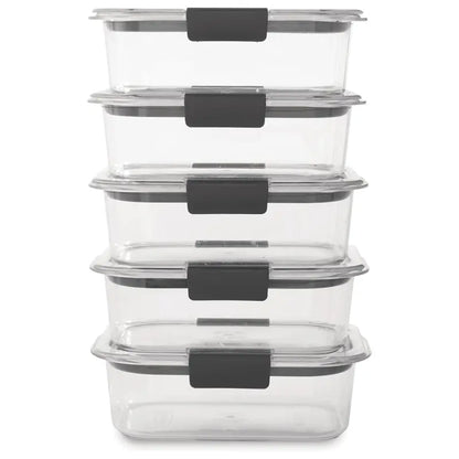 Airtight Meal Prep Containers with Secure Lids for Fresh Food Storage