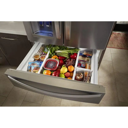 Samsung 36-Inch French-Door Refrigerator  24.5 Cu Ft, WRX735SDHZ, Smart Cooling Features