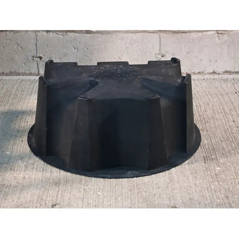 RTS Home Accents Flat Back Rain Barrel Stand, Black Color