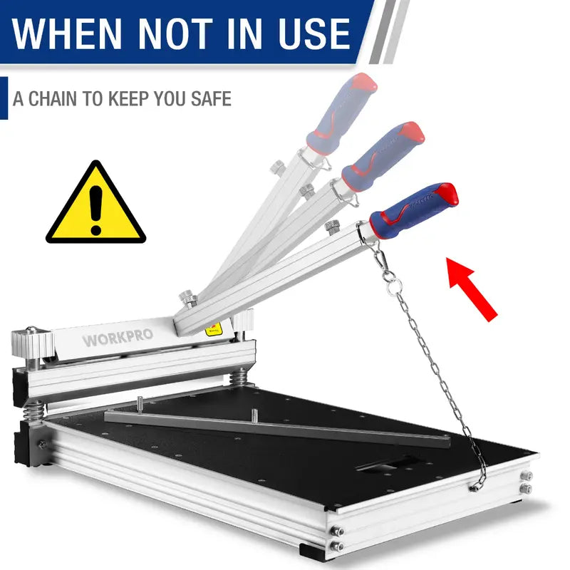WORKPRO 13″ Laminate & Vinyl Flooring Cutter  Manual Precision Floor Trim Tool