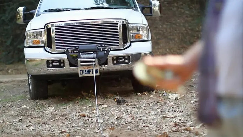 Champion 10,000-Lb Truck/SUV Winch Kit with Speed Mount and Remote Control