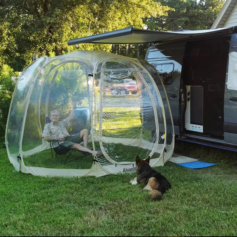 Pop-Up Bubble Tent Gazebo  8 to 10 Person Igloo-Style Dome Shelter for Patio, Garden & Outdoor Use